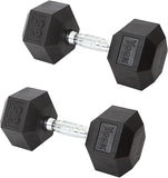 York Barbell Hex Dumbbell Set 35LB Rubber Coated Fixed Weight Dumbbells with Chrome Ergonomic Handle Odorless & Durable for Home Gym Women’s Strength Training Full Body Workouts - Pack of 1, 2 & 4-hydrafitnessparts