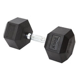 York Barbell Hex Dumbbell Set 85LB Rubber Coated Fixed Weight Dumbbells with Chrome Ergonomic Handle Odorless & Durable for Home Gym Women’s Strength Training Full Body Workouts - Pack of 1-hydrafitnessparts