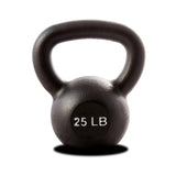 York Barbell Kettlebell Weights – 25 LB Cast Iron Kettlebells with Matte Black Finish – Full Body Strength Training & CrossFit Conditioning – Ideal for Russian Swings, Squats, Presses & More-hydrafitnessparts