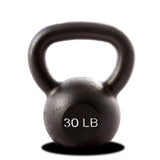 York Barbell Kettlebell Weights – 30 LB Cast Iron Kettlebells with Matte Black Finish – Full Body Strength Training & CrossFit Conditioning – Ideal for Russian Swings, Squats, Presses & More-hydrafitnessparts