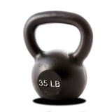 York Barbell Kettlebell Weights – 35 LB Cast Iron Kettlebells with Matte Black Finish – Full Body Strength Training & CrossFit Conditioning – Ideal for Russian Swings, Squats, Presses & More-hydrafitnessparts