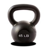 York Barbell Kettlebell Weights – 45 LB Cast Iron Kettlebells with Matte Black Finish – Full Body Strength Training & CrossFit Conditioning – Ideal for Russian Swings, Squats, Presses & More-hydrafitnessparts