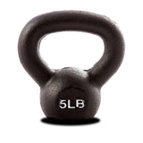 York Barbell Kettlebell Weights – 5 LB Cast Iron Kettlebells with Matte Black Finish – Full Body Strength Training & CrossFit Conditioning – Ideal for Russian Swings, Squats, Presses & More-hydrafitnessparts