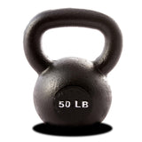 York Barbell Kettlebell Weights – 50 LB Cast Iron Kettlebells with Matte Black Finish – Full Body Strength Training & CrossFit Conditioning – Ideal for Russian Swings, Squats, Presses & More-hydrafitnessparts
