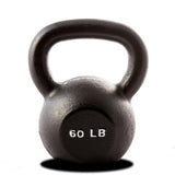 York Barbell Kettlebell Weights – 60 LB Cast Iron Kettlebells with Matte Black Finish – Full Body Strength Training & CrossFit Conditioning – Ideal for Russian Swings, Squats, Presses & More-hydrafitnessparts