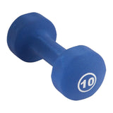 York Barbell Neoprene Coated Fitbell Dumbbell 10LB Pack 1 Dumbbell Set Women&Men-hydrafitnessparts