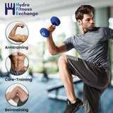 York Barbell Neoprene Coated Fitbell Dumbbell 10LB Pack 2 Dumbbell Set Women&Men-hydrafitnessparts