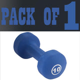 York Barbell Neoprene Coated Fitbell Dumbbell (10LB Pack of 1) | Dumbbell Set for Women & Men Durable Anti-Roll Anti-Slip, Color Royal Blue | Ideal for Arm Rows Squats Chest Presses Bicep Curls-hydrafitnessparts