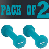 York Barbell Neoprene Coated Fitbell Dumbbell (3LB Pack of 2) | Dumbbell Set for Women & Men Durable Anti-Roll Anti-Slip, Color Teal | Ideal for Arm Rows Squats Chest Presses Bicep Curls-hydrafitnessparts