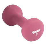 York Barbell Neoprene Coated Fitbell Dumbbell 9LB Pack1 Dumbbell Set Women&Men-hydrafitnessparts