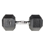 York Barbell PVC Hex Dumbbell with Chrome Ergonomic Handle – 40LB Single-hydrafitnessparts