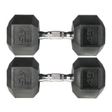 York Barbell PVC Hex Dumbbell with Chrome Ergonomic Handle – 45LB Pair, Durable Noise-Reducing PVC Coated Dumbbells Weights for Strength Training, Bodybuilding, Lifting, Exercise & Home Gym Fitness-hydrafitnessparts