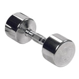 York Barbell Professional Chrome Dumbbell with Ergo Grip, Heavy-Duty Solid Steel Knurled Handles, Hand Weights for Exercise Muscle Toning Home Gym Workout and Fitness Training - 50lb Pak of 1-hydrafitnessparts