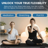 York Barbell Tri-Fold Ultimate Folding Exercise Mat with Carrying Handles | Anti-Tear Multi Option Training & Workout Fitness Floor Mat for Stretching Yoga MMA Gymnastics | 2′ x 6′ x 2″-hydrafitnessparts