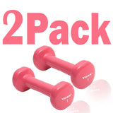 York Barbell Vinyl Coated Fitbell Dumbbell (1LB, Pack of 2) | Dumbbell Set for Women & Men Durable Anti-Roll, Anti-Slip, Pink | Ideal for Arm Rows, Squats, Chest Presses, Bicep Curls, Jogging & Yoga-hydrafitnessparts