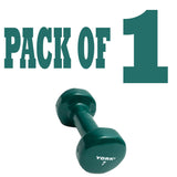 York Barbell Vinyl Coated Fitbell Dumbbell (7LB, Pack of 1) | Durable Anti-Roll Anti-Slip, Color Dark Green | Ideal for Arm Rows Squats Chest Presses Bicep Curls Walking Jogging & Yoga-hydrafitnessparts