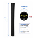 Horizon Fitness Gear Elliptical Handlebar Foam Grip 31.8x28x3.0Tx500L 000609-A