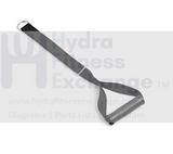 Adjustable Strap Handle Stirrup For Cable Home Gym 37 x 140mm - 340mm Overall - hydrafitnessparts