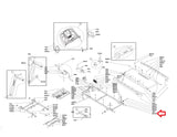 AFG Horizon Fitness TM685B TM684B TM685D Treadmill Square Tube Endcap 1000303759 - hydrafitnessparts