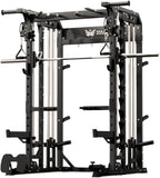 All - In - One B52 Standard Home Gym Smith Machine with Power Rack Cable Dual Pulley - hydrafitnessparts