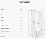 All - In - One B52 Standard Home Gym Smith Machine with Power Rack Cable Dual Pulley - hydrafitnessparts
