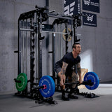 All - In - One B52 Standard Home Gym Smith Machine with Power Rack Cable Dual Pulley - hydrafitnessparts