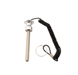 Aluminium Magnetic Weight Stack Pin W/Lanyard Lock Color Silver Size Φ10 x 70 - hydrafitnessparts