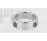 Aluminum Cap For 1 - 1 - 4" Tube W/Two Screws Size Φ39 x φ32.5 x 10 Miscellaneous - hydrafitnessparts