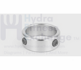 Aluminum Cap For 1" Tube W/Two Screws Size Φ32 x φ26 x 10 Miscellaneous - hydrafitnessparts