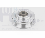 Aluminum Pulley Wheel Size Φ80 Miscellaneous - hydrafitnessparts