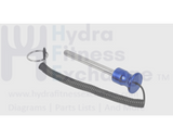 Alumunim Magnetic Weight Stack Pin W/Lanyard Lock Color Blue & Yellow & Silver - hydrafitnessparts