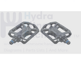 Assault Air Bike Aluminum Foot Pedal Pair 114 x 109mm | 9 - 16 23 - AS - 015 - hydrafitnessparts