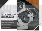 Biodex Clinical Pro UBC 950 - 148 Upper Body ERG Cycle Main Motor Drive Belt 280J - hydrafitnessparts