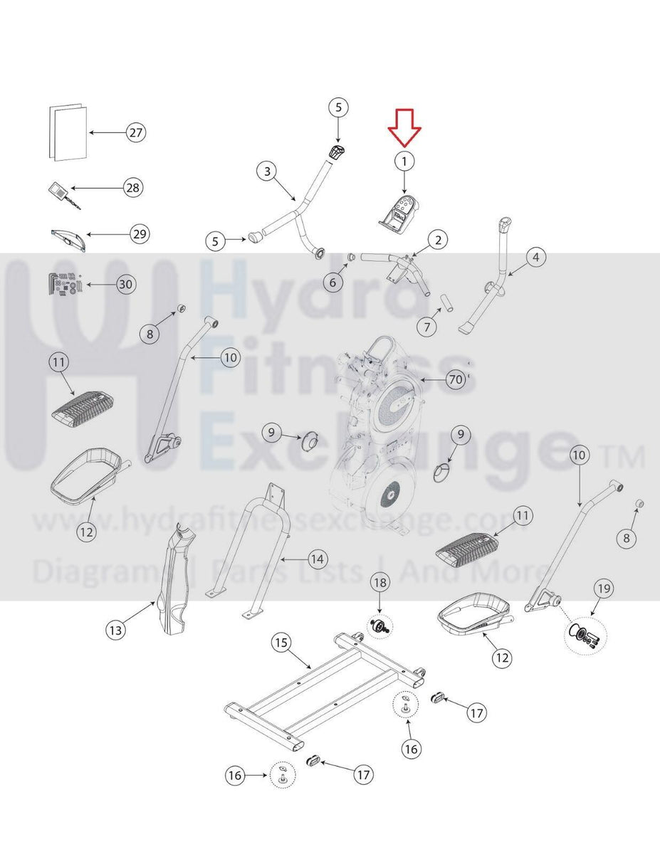 Bowflex Elliptical Service Kit Assembly 1000415019 – hydrafitnessparts