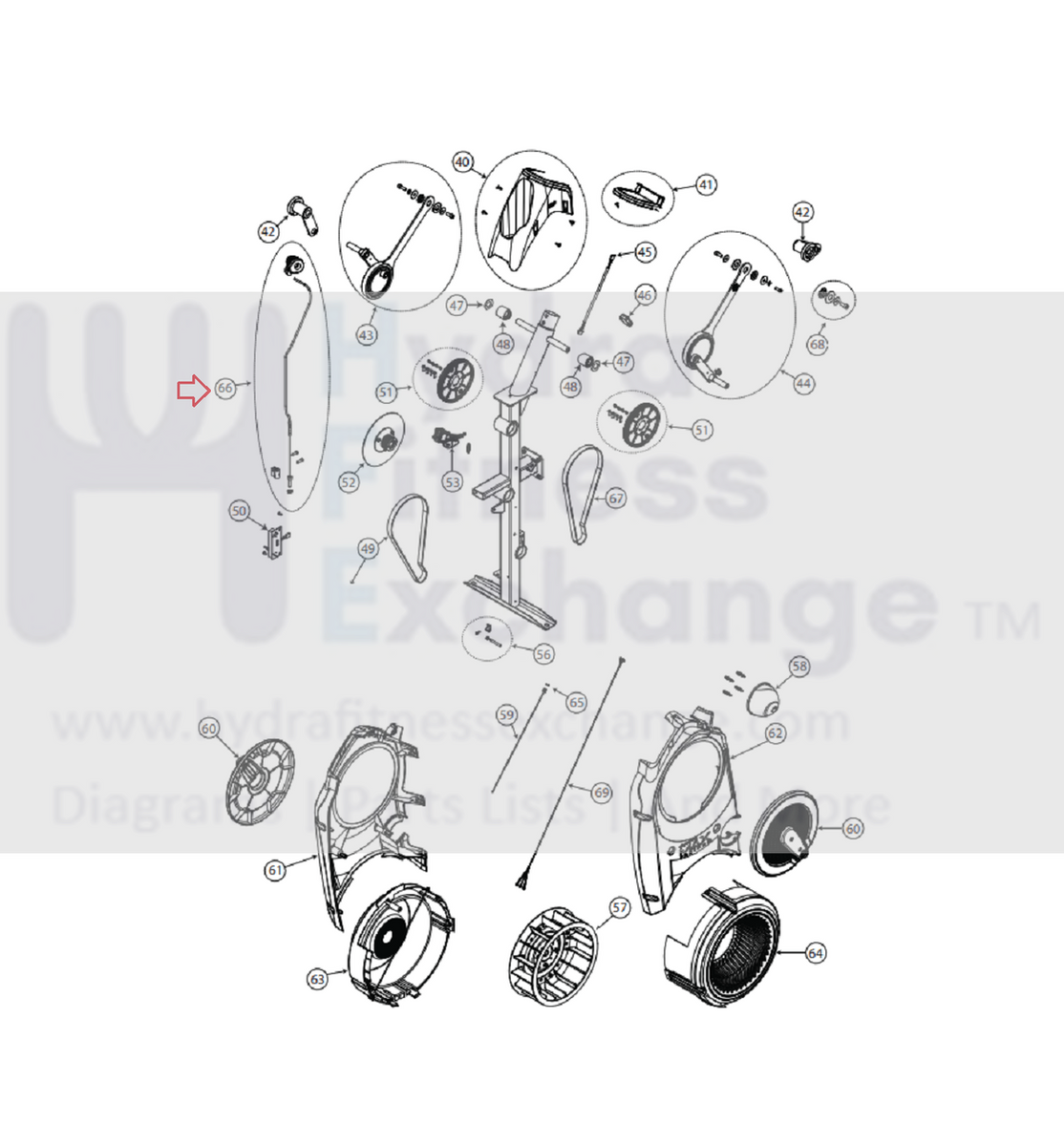 Bowflex Max Trainer M3 Elliptical Shifter Assembly Service Kit 1000415 ...