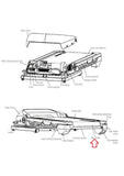 Bowflex Series 5 7 Treadmill Rear Idler Roller 18549 - hydrafitnessparts