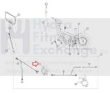 Bowflex Stationary Bike Axial Mnt Sensor Pcb Tilt Sub Assembly 1000513540 - hydrafitnessparts