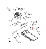 Bowflex T25i T56i Treadmill Right Upright Shroud Pivot Cover 1000513220 - hydrafitnessparts