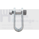 Cable End U Brackt Set Size 44 x 14 x 3mmT Strength System - hydrafitnessparts