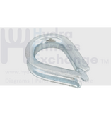 Cable Wrap Thimble For 5mm Cable Strength System - hydrafitnessparts