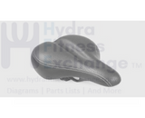 Concept II Indoor Cycles Saddle Seat Length 270mm x Width 200mm 23 - as - 064 - hydrafitnessparts