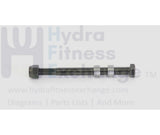 Concept II Model C D E Rower Top Seat Roller Hardware Replacement 1727 - hydrafitnessparts