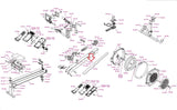 Concept II Model D w PM5 Black Rower Main Frame Weldment 2723 - hydrafitnessparts