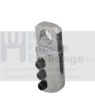 Connector with 3 screws Size 65 x 25mm Strength System - hydrafitnessparts