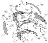 Cybex 625T 770T 790T Treadmill Console Bottom PL - 22561 - hydrafitnessparts