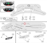 Cybex 770T 790T 625T 650T Treadmill Upper Insert W - Meta Grip Plate AX - 21340 - hydrafitnessparts