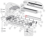 Cybex 770T 790T 625T Treadmill Top Step Clamp FS - 22511 - hydrafitnessparts
