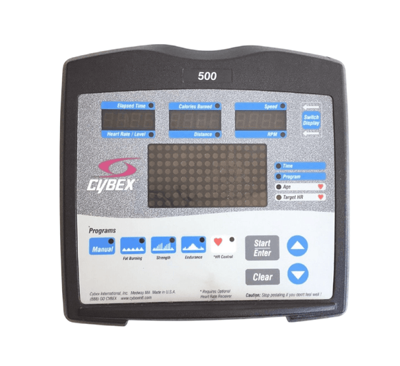 Cybex BikeMax R Recumbent Bike Display Console Panel - hydrafitnessparts