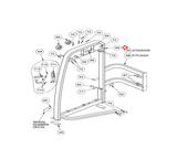 Cybex Eagle Strength System Button Head Hex Socket Screw HC700430 - hydrafitnessparts