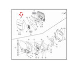 Cybex Elliptical Console Back Cover 770A - 326 - hydrafitnessparts